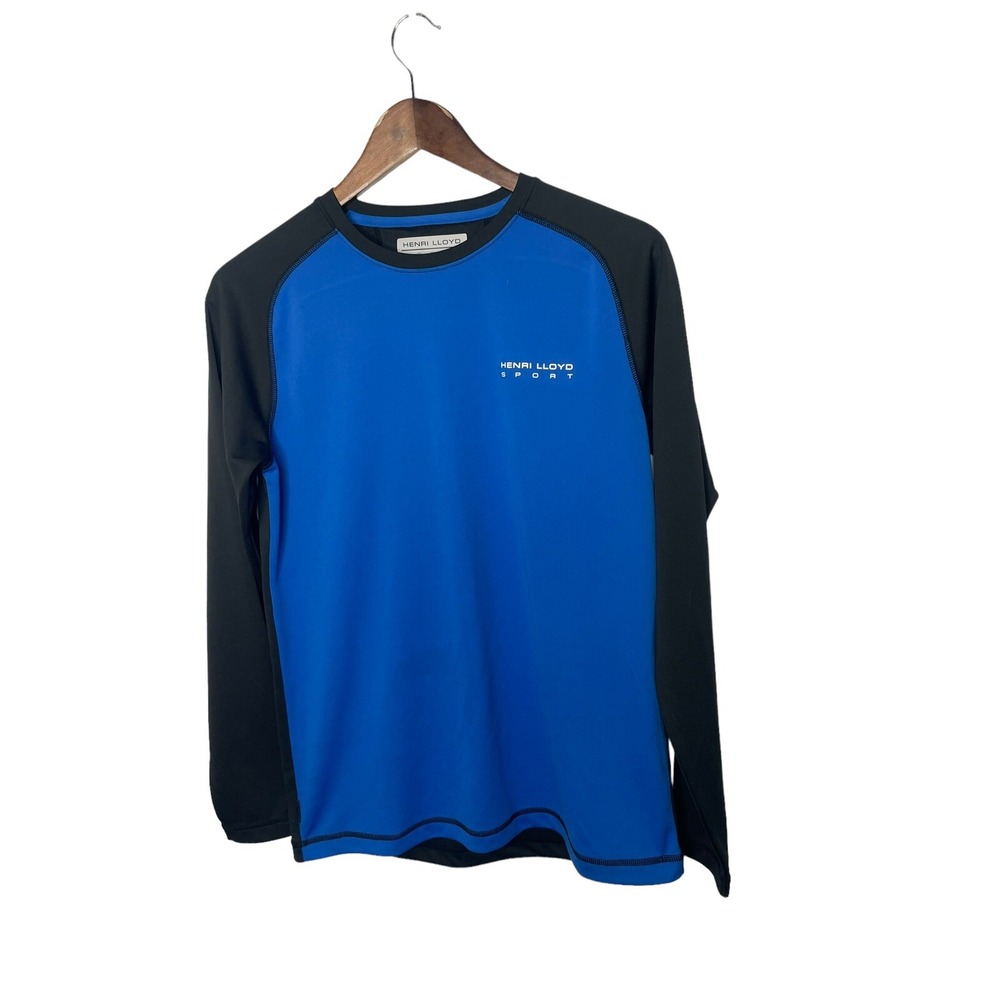HENRI LLOYD Men's Active Dri Shirt blue black sz small